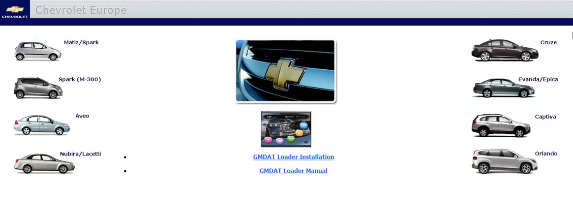 ������ ������ � ����������  Chevrolet Europe TIS