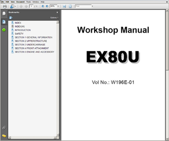 hitachi service manual