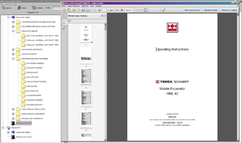 terex schaeff ������� ���������